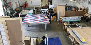Shop for scenic fabrication and event production